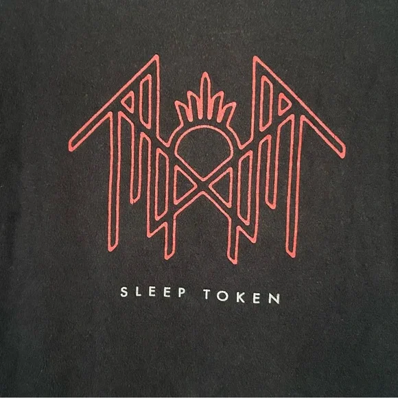 Sleep Token Band Tee Size Medium T-Shirt Metal Rock - Picture 3 of 5